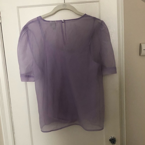 Lilac Blouse with overlay & cami - Picture 2 of 3